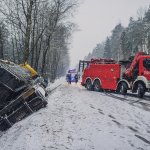 Galerie - Wypadek samochodu ciężarowego w miejscowości Kalety