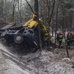 Galerie - 2017 r. - Wypadek samochodu ciężarowego w miejscowości Kalety