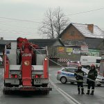 Galerie - 2017 r. - Wypadek samochodu ciężarowego w miejscowości Truskolasy