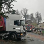 Galerie - 2017 r. - Wypadek samochodu ciężarowego w miejscowości Truskolasy
