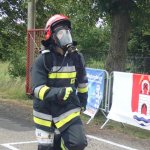 I Bieg strażaków w pełnym umundurowaniu bojowym z maską twarzową oraz aparatem ochrony dróg oddechowych