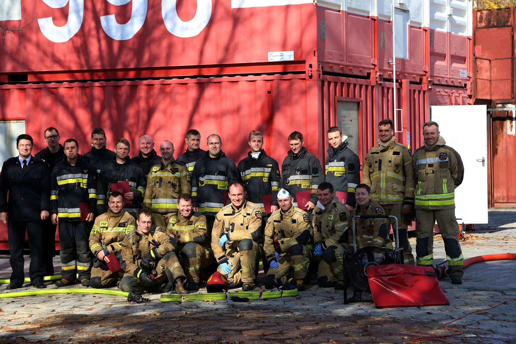 Szkolenie dla kandydatów na instruktorów ogniowych z zakresu gaszenia pożarów wewnętrznych