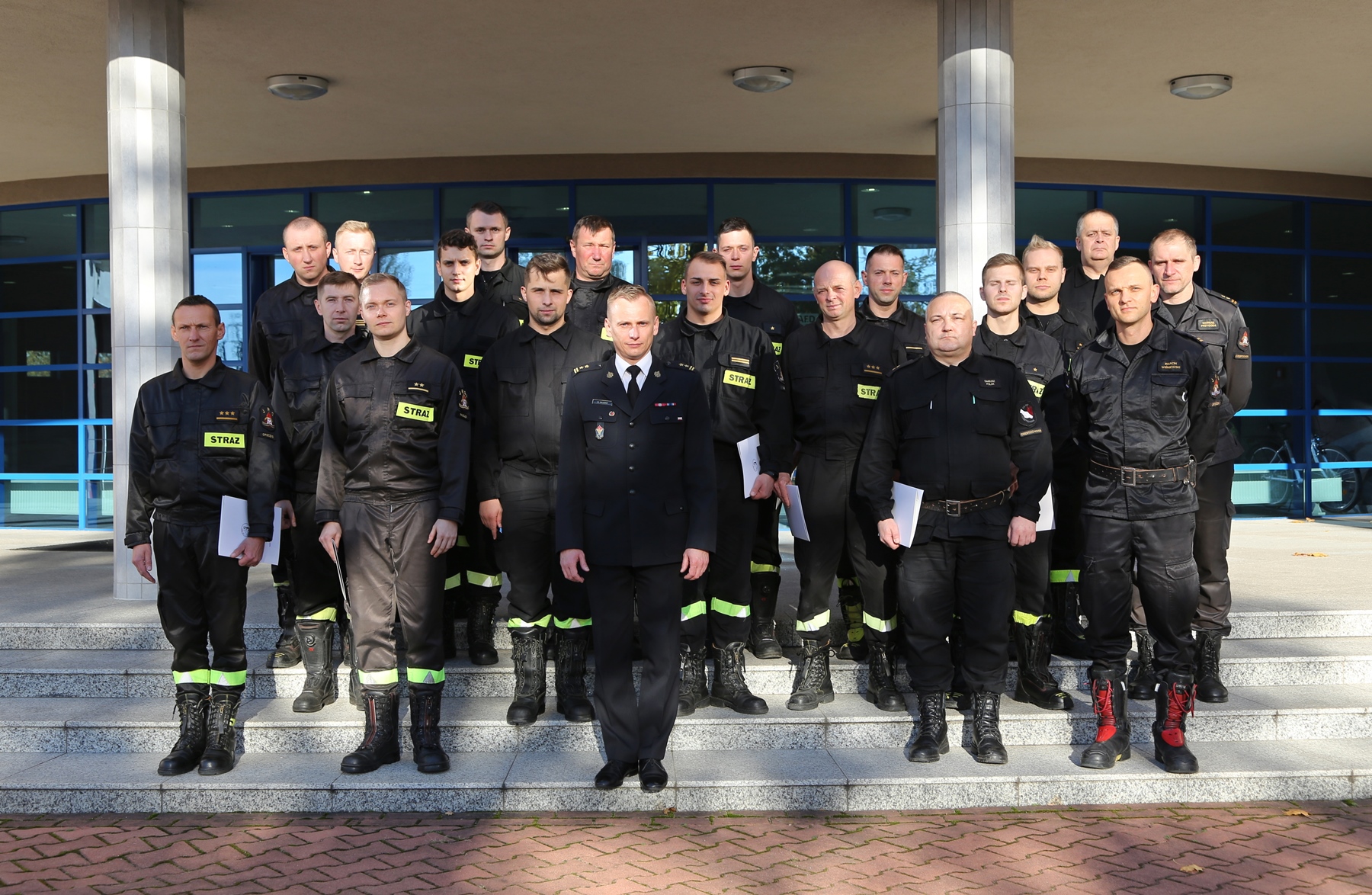 Zakończenie szkolenia pn.: "Prąd elektryczny, a zagrożenia dla strażaków"
