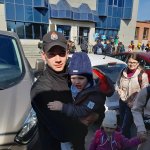 Udział szkolnego odwodu operacyjnego Komendanta Głównego PSP na przejściach granicznych Zosin oraz Dołhobyczów w pomocy uchodźcom z Ukrainy