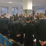 Spotkanie wigilijne z kadetami i słuchaczami CS PSP w Częstochowie
