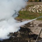 Ćwiczenia CS PSP i Air Liquide Polska - Pożary opon samochodowych podczas jazdy