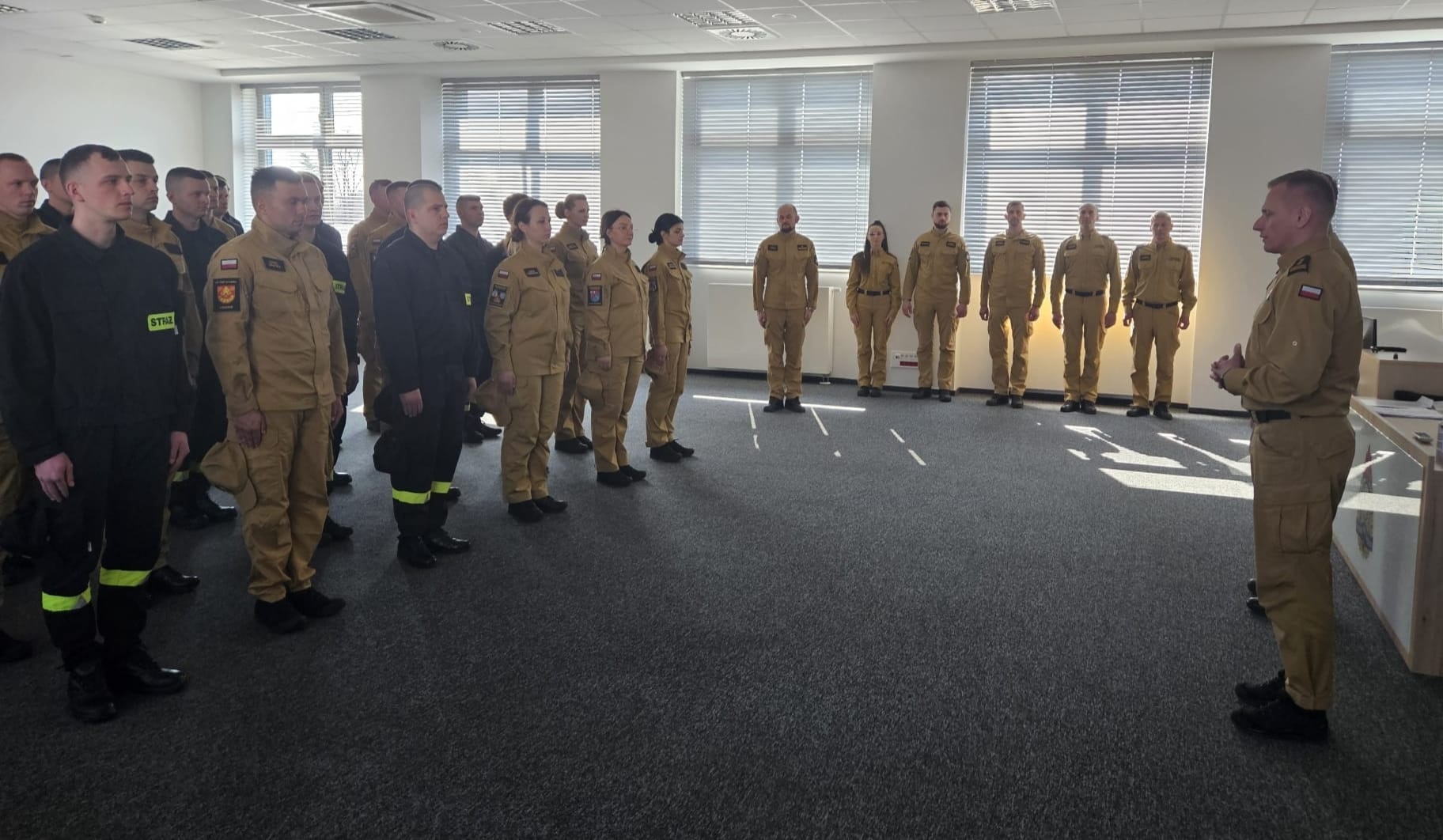 Rozpoczęcie szkolenia podstawowego w zawodzie strażak