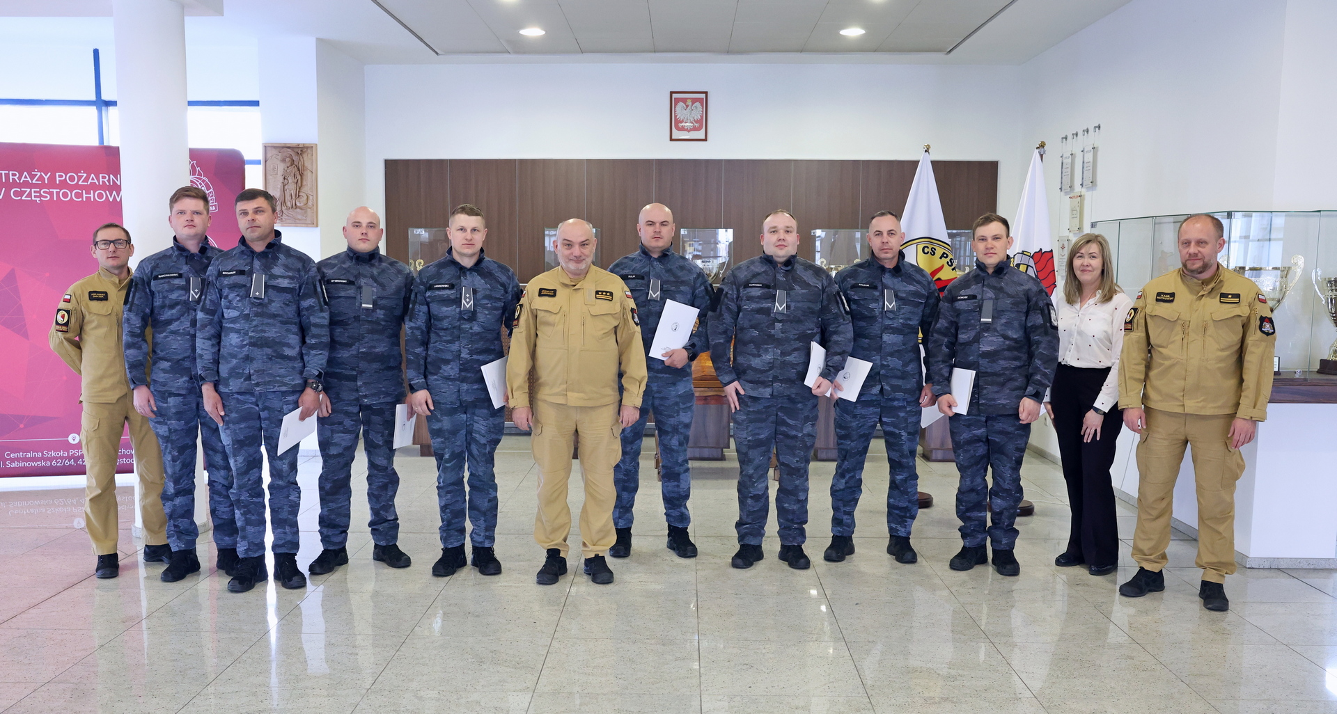 Szkolenie praktyczne dla funkcjonariuszy Straży Marszałkowskiej w CS PSP w Częstochowie