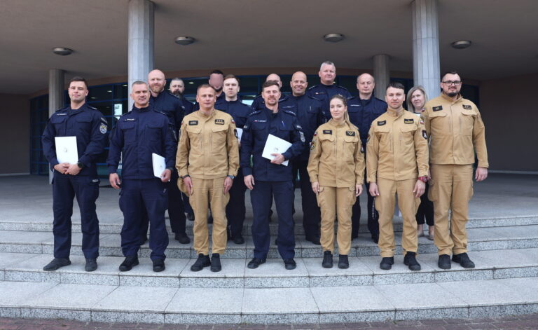 Zakończenie szkolenia specjalistycznego CBRNE dla funkcjonariuszy Policji